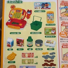 アンパンマンレジスターセットの画像