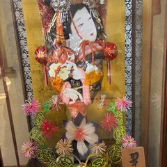 羽子板飾り　正月飾りの画像