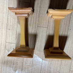 木製将棋盤と駒台の画像