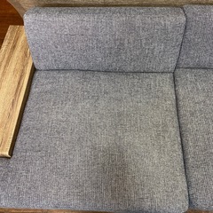 🧸人気🧸LOWYA 3Pソファ グレー カウチソファ ソファベッド 組み替え可能 収納スペース No.2733 NH の画像