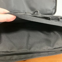 無印良品 入れたまま使えるパソコンケース　ブラックの画像