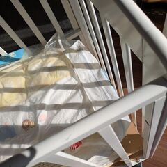 【KATOJI】ミニベビーベッド＋マットレス、かけ布団付きの画像