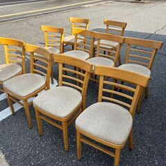 飲食店用　テーブル　イス　の画像