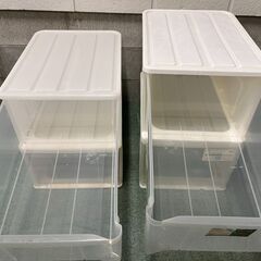 衣装ケース 5個セット 収納ケース 衣服収納 幅40cm×奥行55cm×高さ25cm、30cmの画像