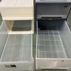 衣装ケース 4個セット 収納ケース 衣服収納 幅44cm×奥行74cm×高さ18cm、23cm、30cm の画像