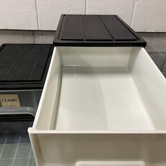 衣装ケース 5個セット 収納ケース 衣服収納 幅43cm×奥行64cm×高さ23cm の画像