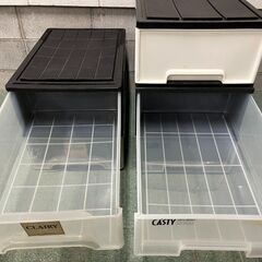 衣装ケース 5個セット 収納ケース 衣服収納 幅43cm×奥行64cm×高さ23cm の画像