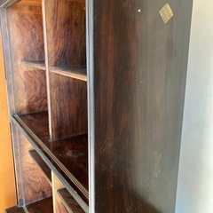 昭和レトロ　洋風　本棚の画像