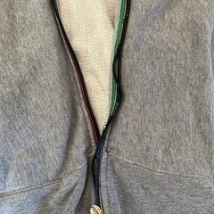 【難あり】ポールスミス M フーディ パーカー ストライプ グレー Paul Smithの画像