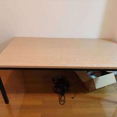 【美品】ダイニング/作業用テーブル 180×90cm｜分解OK・軽い傷あり・自宅引き取りの画像
