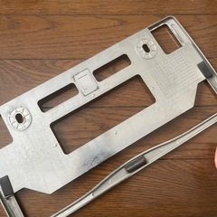 レガシィ純正オプションナンバーフレームの画像