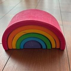 グリムス レインボー 小 積み木 GRIMMS 正規品の画像