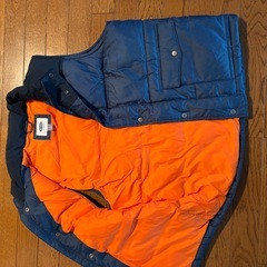 メンズ　ダウンベストの画像