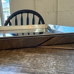 調理用ステンレストレー2枚の画像