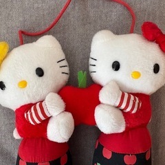 ハローキティ　ブーツキーパー　りんご柄の画像