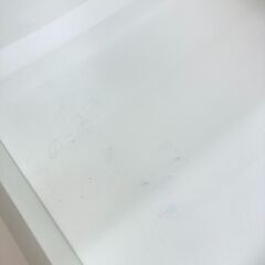 A-773【リユースのサカイ野々市店】ジモティ来店特価‼ ２枚扉食器棚 木製 ホワイト  クリーニング済みの画像