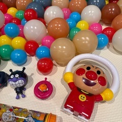ボール，アンパンマン，おもちゃセットの画像