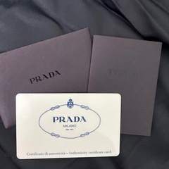 プラダ ダブル サフィアーノレザー ピンクベージュの画像