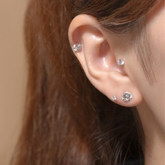 14k金片ピアシンの画像