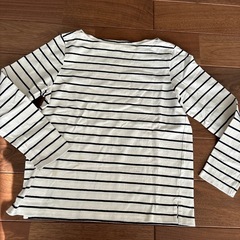 ボートネックカットソー　２枚　S の画像