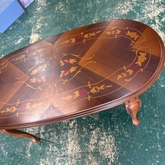 年代物の品！アンティークローテーブルの画像