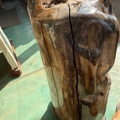 木化石　グレーと茶色のストライプの画像