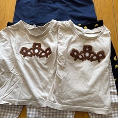 スパッツ90 7分丈　クマtシャツ90の画像