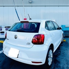 至急！車検2026年1月23日！美品！フォルクスワーゲン　ポロ　TSI 白　ホワイト　外車！の画像