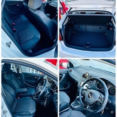 至急！車検2026年1月23日！美品！フォルクスワーゲン　ポロ　TSI 白　ホワイト　外車！の画像