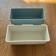 マグネット付きのカゴ2個の画像