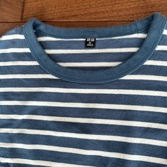 ボーダーロンT ２枚セット　ユニクロ　の画像