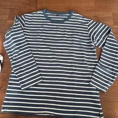 ボーダーロンT ２枚セット　ユニクロ　の画像