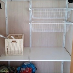 IKEA アルゴート　棚板1枚　ブラケット1個の画像