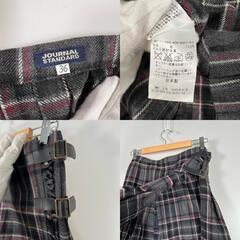 JOURNAL STANDARD ジャーナルスタンダード スカート ウール グレー レディース 4T 36【古着】【中古】の画像