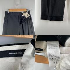 JOURNAL STANDARD ジャーナルスタンダード パンツ ウール ブラック レディース 4T 36【古着】【中古】の画像