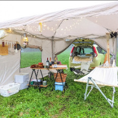 【2000円】ベージュ3m角のタープテントの画像