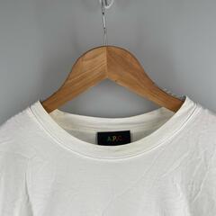 A.P.C. アーペーセー 半袖Tシャツ コットン ホワイト レディース M【古着】【中古】の画像