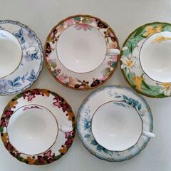 カップ&ソーサー×5セットで☕　新品未使用品😊　　Hana🌸の画像