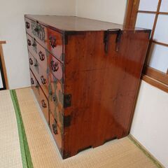 仙台箪笥？年代物　レトロ　アンティーク　収納　　の画像