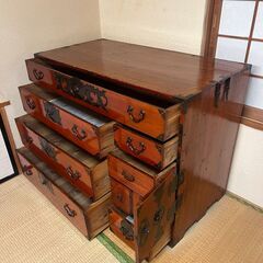 仙台箪笥？年代物　レトロ　アンティーク　収納　　の画像