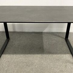 ニトリ セラミック天板ダイニングテーブル 幅135 セーラル グレー スタイリッシュ 強化ガラス インテリア 中古家具 店頭引取歓迎 R10245の画像