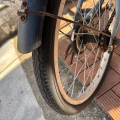 折りたたみ自転車の画像