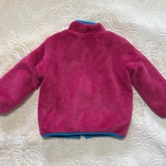 ベビー服 フリース アウター ピンク 80の画像