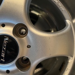 限定出品！！早急！work nezart　6.5j +50 15インチ　pcd100 4穴　4本　タイヤ、ナット付き　ホイール　185 55 15の画像
