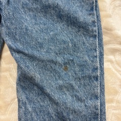 【訳あり】ベビー服 ZARA サロペット デニム 80 9-12Mの画像