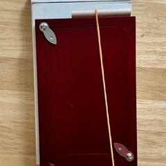 寄木細工のミニ写真立ての画像