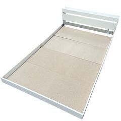 美品 コロアシリーズ セミダブル ベッドフレーム マットレス セット の画像