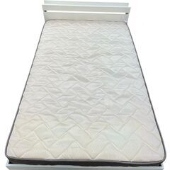 美品 コロアシリーズ セミダブル ベッドフレーム マットレス セット の画像