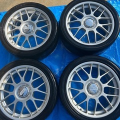 超希少 WISER BBS 17インチ ヴィッツ アクア bB キューブ ノート ポルテ マーチ ロードスター カローラ BMW MINI ゴルフ サクシードの画像