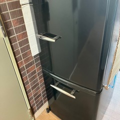 【2024年製 ほぼ新品✨】e angle 冷蔵庫 2ドア 170L ブラックの画像